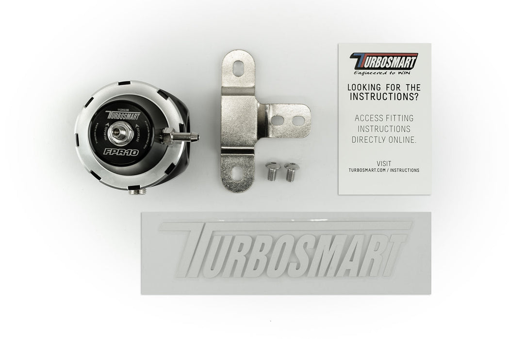 Turbosmart - FPR10 Black Fuel Pressure Regulator -10AN - Goleby's Parts | Goleby's Parts
