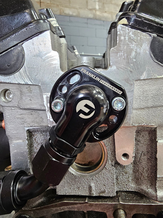 Franklin Performance - Head Oil Drain Fitting for Nissan RB