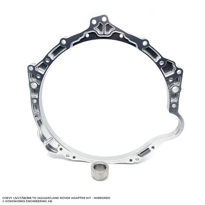 Domiworks Chevy LS/LT/SB/BB to Jaguar/Land Rover 8HP Adapter kit - Mirrored LHS Starter