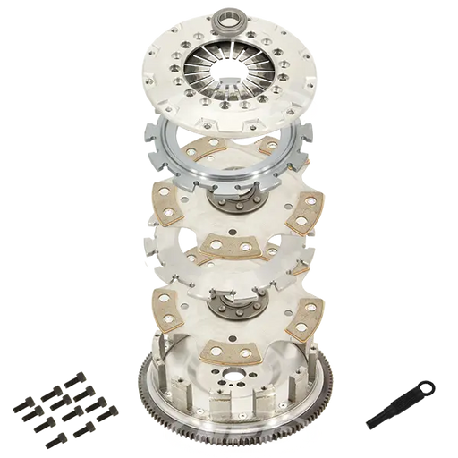 NPC - Nissan RB20/25/26 225mm Carbotic Button Twin Plate Solid Center (will req. push pull converter*) | Goleby's Parts