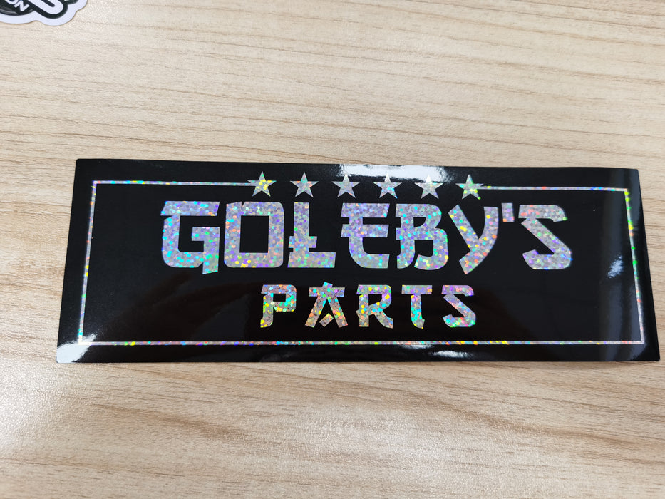 Goleby's Parts - Glitter Slap Sticker