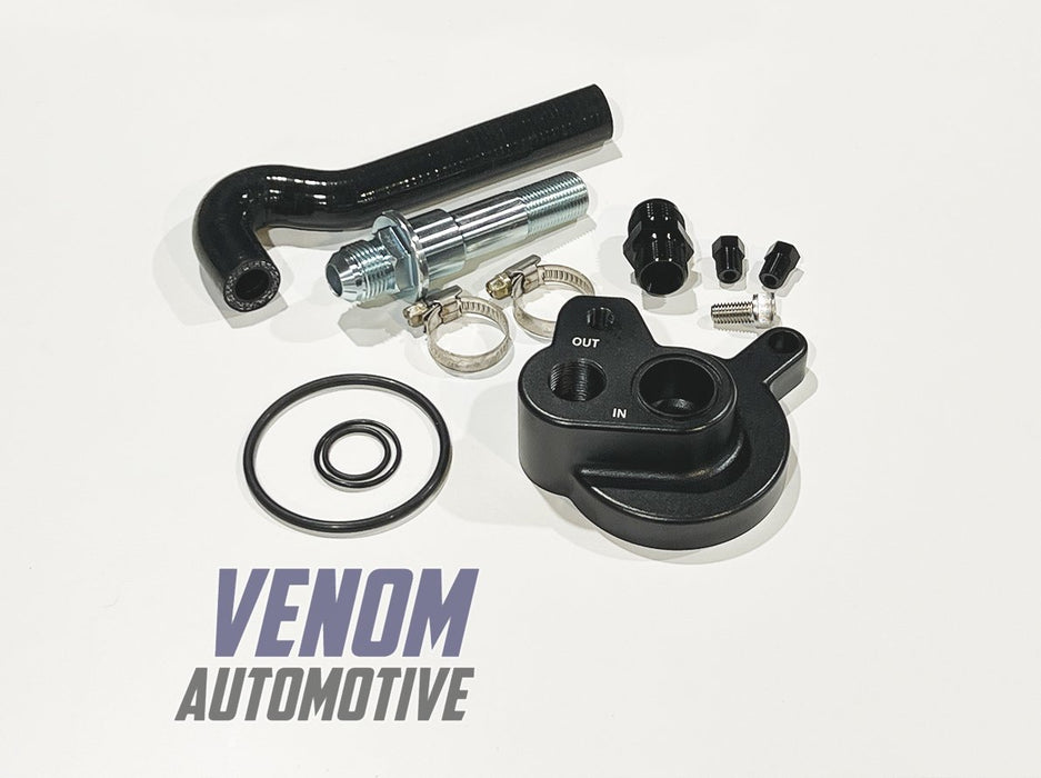 Venom Automotive RB20 / RB25 / RB26 /RB30 -10AN Billet Oil Filter Venom Automotive RB20 / RB25 / RB26 /RB30 -10AN Billet Oil Filter