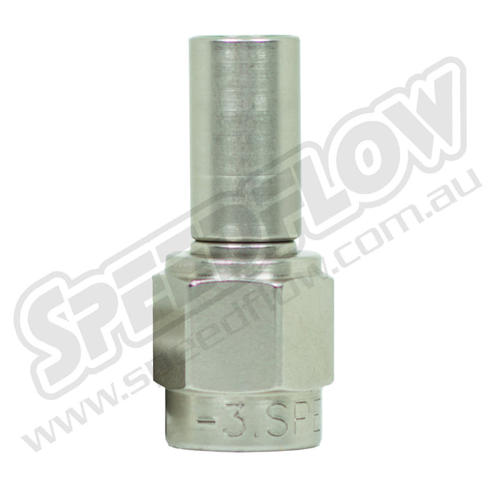 Speedflow - 520 Crimp Series Steel Straight Hose Ends