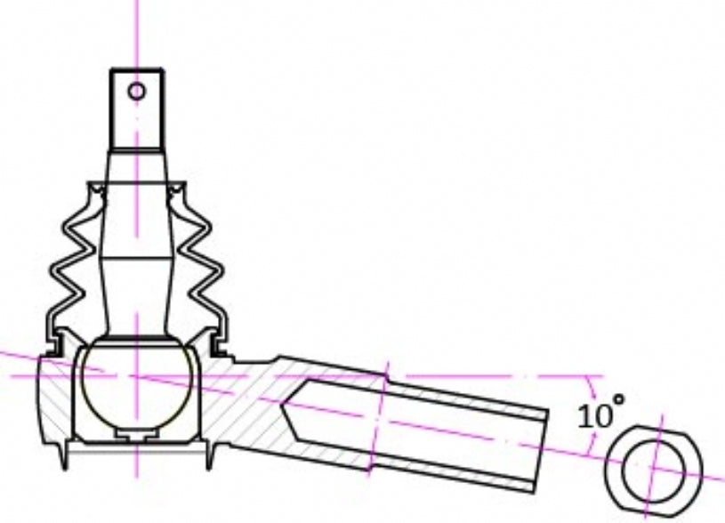Hardrace - Rc Tie Rod End Nissan, Silvia, Q45, Y33 97-01, S14/S15