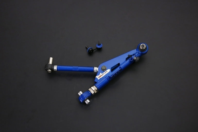 Hardrace - Front Adjustable Lower Control Arm+Sway Bar Link V2, Minimum +25Mm Extend Nissan, Silvia, Skyline, R32, Q45, Y33 97-20 | Goleby's Parts