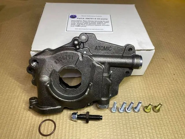 Atomic - Barra Race Series Steel Body Oil Pump Atomic Performance Products