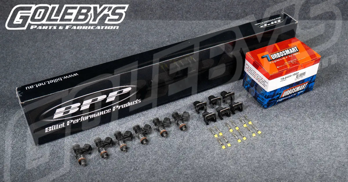 BPP Fuel Rail Kit inc Bosch 1650cc Injectors to Suit RB25 R33 Fuel Rail & Injector Kits
