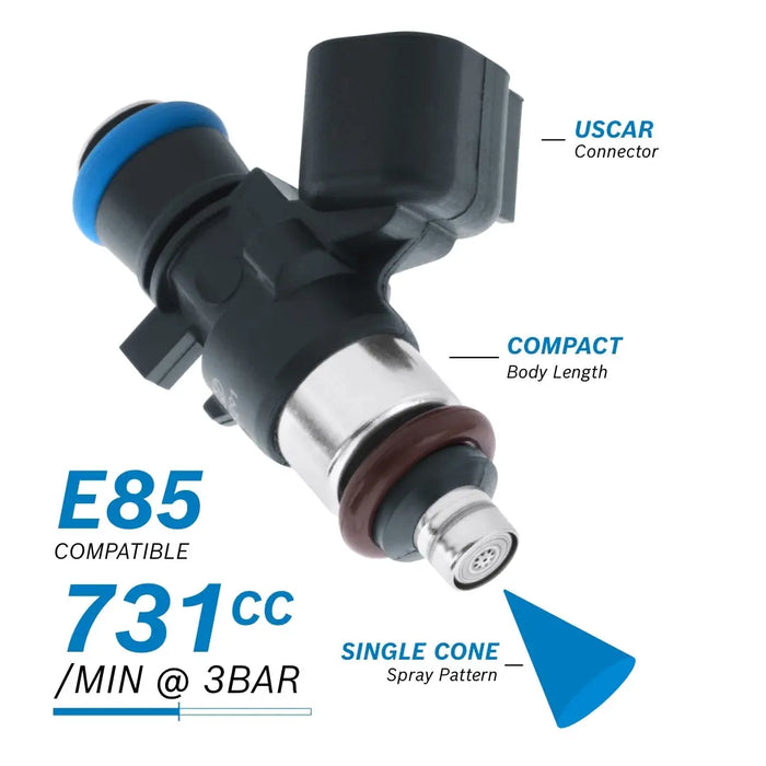 Bosch Motorsport - Compact Body 731cc Fuel Injector | Goleby's Parts
