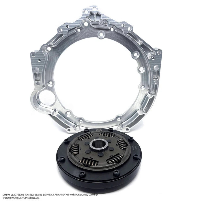 CHEVY LS/LT/SB/BB TO S55/S65/S63 DCT ADAPTER KIT WITH TORSIONAL DAMPER