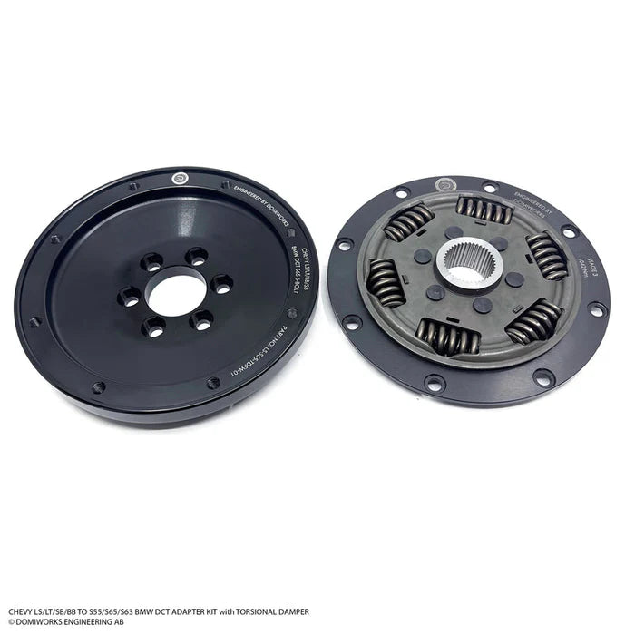 CHEVY LS/LT/SB/BB TO S55/S65/S63 DCT ADAPTER KIT WITH TORSIONAL DAMPER