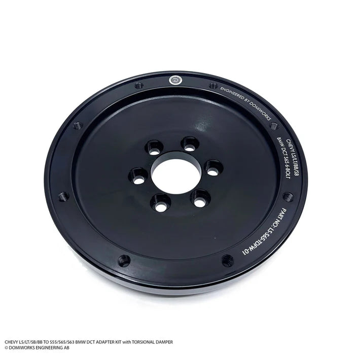 CHEVY LS/LT/SB/BB TO S55/S65/S63 DCT ADAPTER KIT WITH TORSIONAL DAMPER