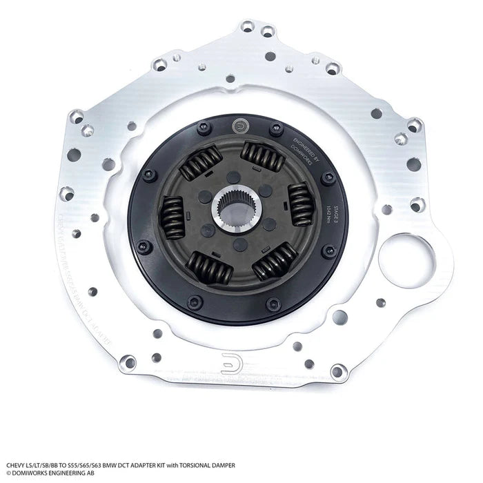CHEVY LS/LT/SB/BB TO S55/S65/S63 DCT ADAPTER KIT WITH TORSIONAL DAMPER