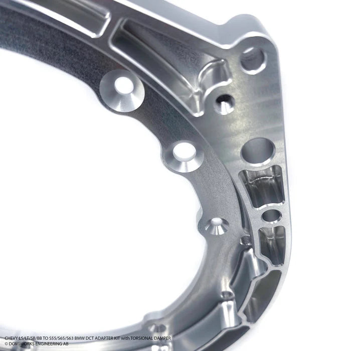 CHEVY LS/LT/SB/BB TO S55/S65/S63 DCT ADAPTER KIT WITH TORSIONAL DAMPER