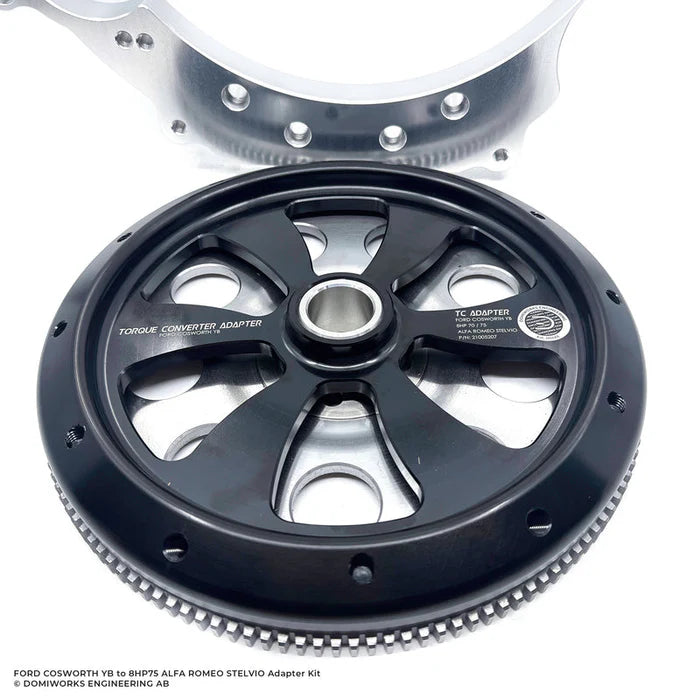 DOMIWORKS Ford Cosworth YB to 8HP 70/75 Alfa Romeo Stelvio Adapter Kit