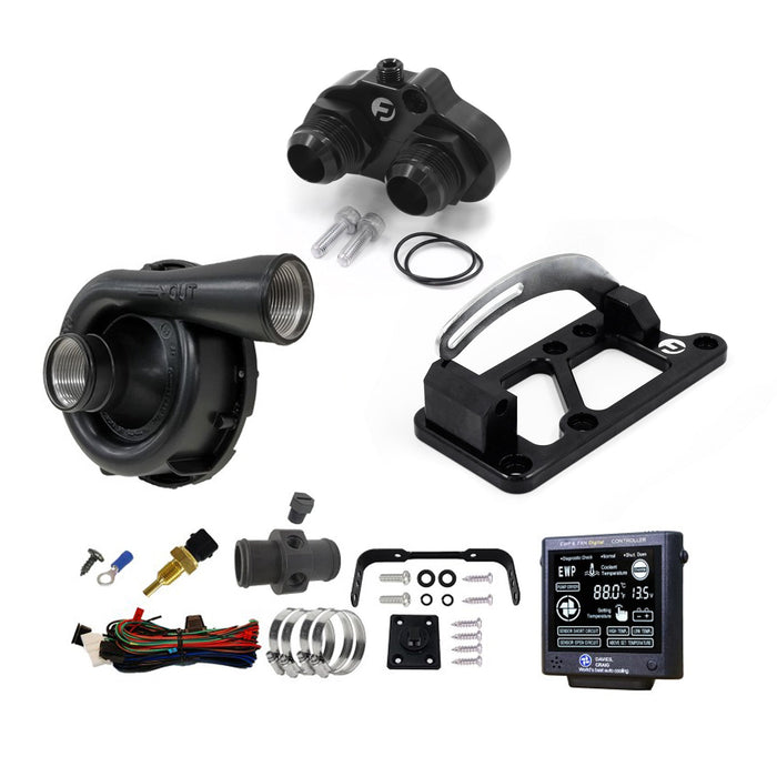 Franklin Performance - Mazda 12A & 13B Water Pump Adaptor & Side Mount Alternator Bracket Combo