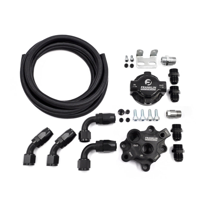 Franklin Performance - Bolt-On Oil Filter Relocation Kit for Nissan RB Engines