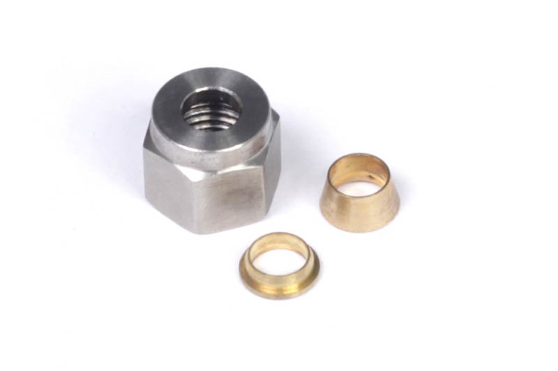 Haltech - 1/4" Nut and Brass Ferrule Only