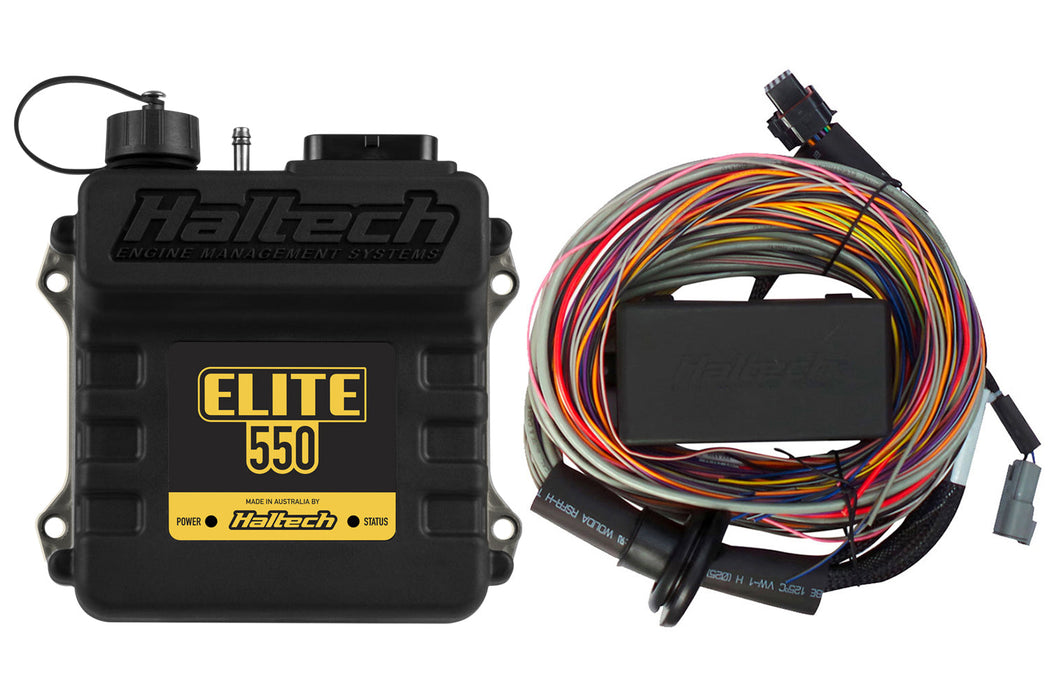 Haltech - Elite 550 + Premium Universal Wire-in Harness Kit Length: 5.0m (16') - Goleby's Parts | Goleby's Parts