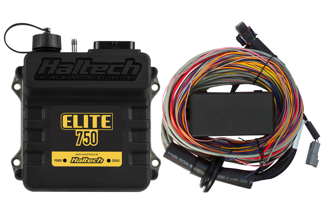 Haltech - Elite 750 + Premium Universal Wire-in Harness Kit Length: 5.0m (16') - Goleby's Parts | Goleby's Parts
