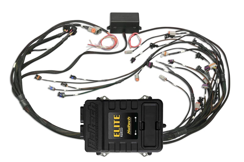 Haltech Elite 2500 + GM GEN III LS1 & LS6 non DBW Terminated Harness Kit Injector Connector: Bosch EV1 (as per factory)