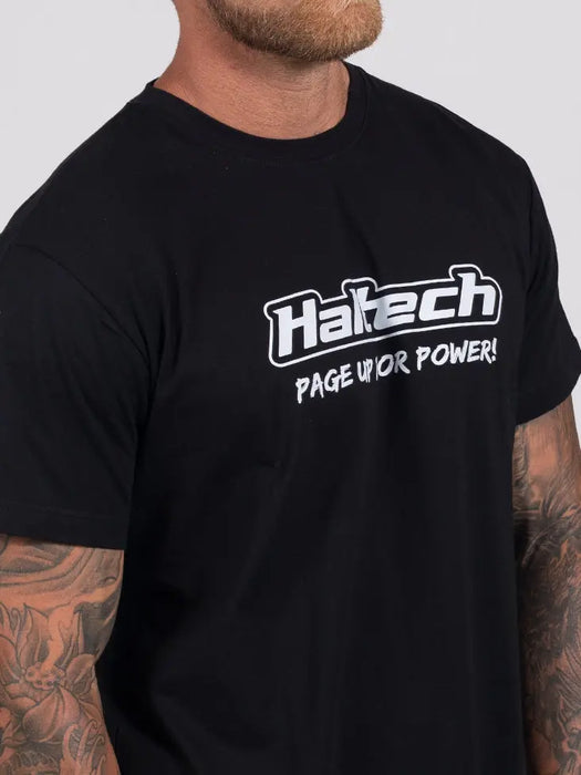 Haltech - "Classic" T-Shirt Black Haltech | Goleby's Parts
