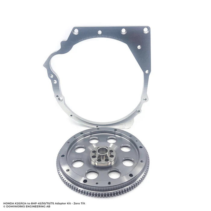 DOMIWORKS Honda K20/K24 To B48/B58 8HP50, N57 8HP70, B57 8HP75 Adapter Kit - Zero Tilt