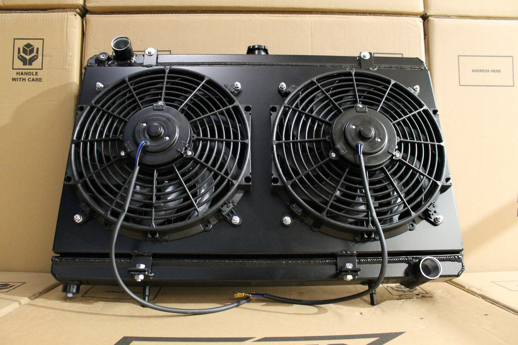 Fenix - Nissan Silvia S13 SR20DET Full Alloy Performance Radiator & Fan Shroud Kit GEN II