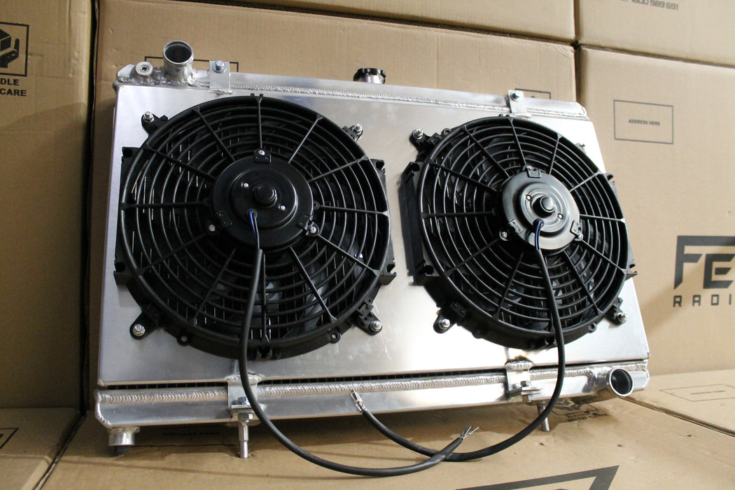 Fenix - Nissan Silvia S13 SR20DET Full Alloy Performance Radiator & Fan Shroud Kit GEN II