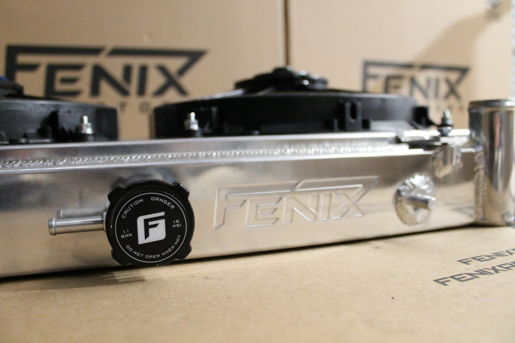 Fenix - Nissan Silvia S13 SR20DET Full Alloy Performance Radiator & Fan Shroud Kit GEN II