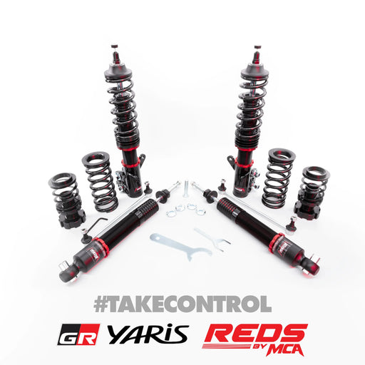 MCA - Reds - Toyota GR Yaris Coilovers MCA