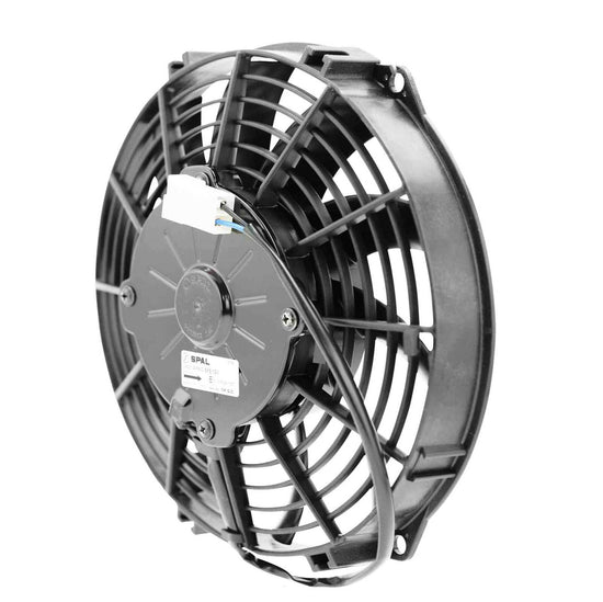 PWR - SPAL Universal Fan 09" Fan Skew Blade Push 12V (590CFM) (52mm Deep)