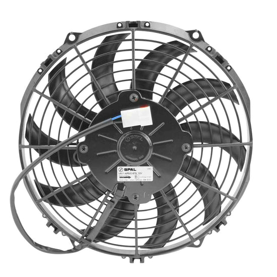 PWR - SPAL Universal Fan 10" Fan Skew Blade Pull 12V (708CFM) (52mm Deep)