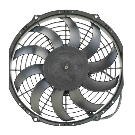 PWR - SPAL Universal Fan 10" Fan Skew Blade Pull 12V (708CFM) (52mm Deep)