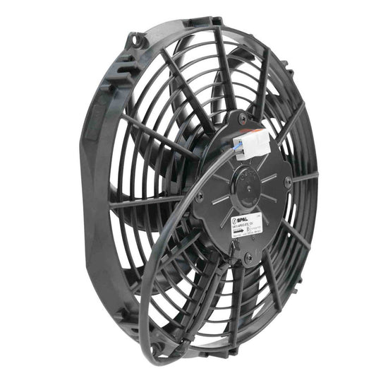 PWR - SPAL Universal Fan 10" Fan Skew Blade Pull 12V (708CFM) (52mm Deep)