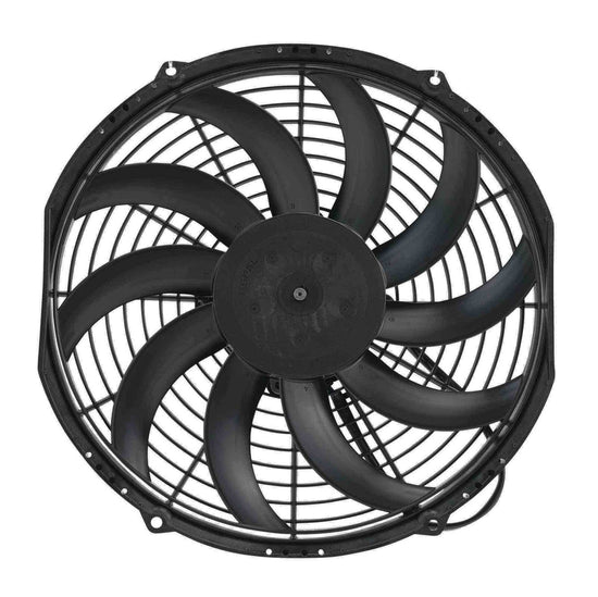 PWR - SPAL Universal Fan 12" Fan Skew Blade Pull 12V (909CFM) (52mm Deep)