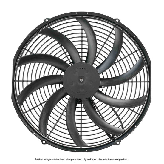 PWR - SPAL Universal Fan 14" Fan Skew Blade Push 12V (1841CFM) (89mm Deep)