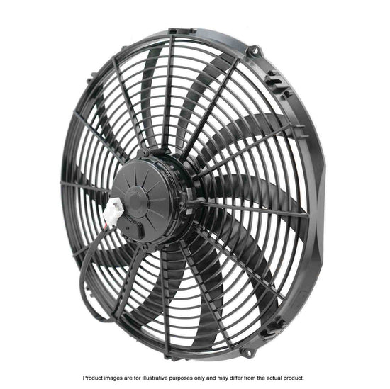 PWR - SPAL Universal Fan 14" Fan Skew Blade Push 12V (1841CFM) (89mm Deep)