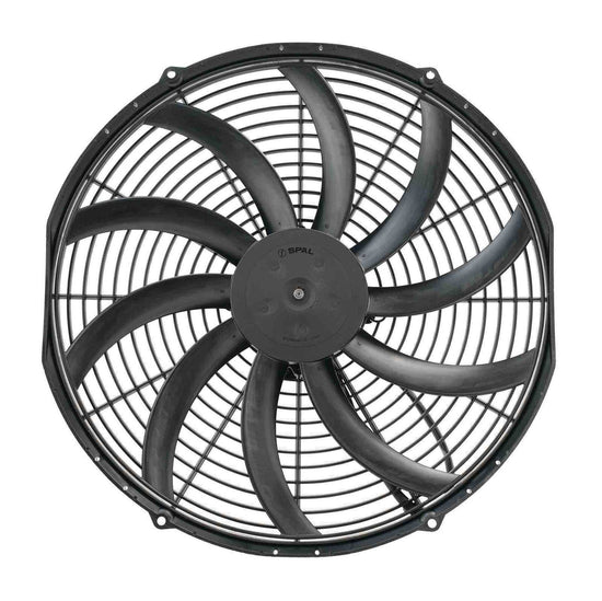 PWR - SPAL Universal Fan 16" Fan Skew Blade Pull 12V (2024CFM) (88mm Deep)