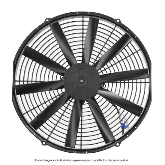 PWR - SPAL Universal Fan 16" Fan Straight Blade Push 12V (1505CFM) (62mm Deep)