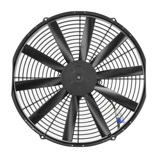 PWR - SPAL Universal Fan 16" Fan Straight Blade Pull 12V (1469CFM) (62mm Deep)