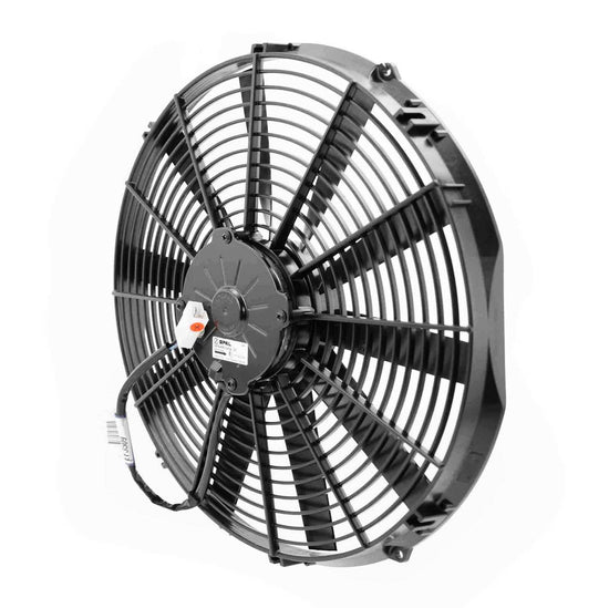 PWR - SPAL Universal Fan 16" Fan Straight Blade Pull 12V (1469CFM) (62mm Deep)