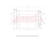 PWR - 55mm Radiator (Mazda R100 10A/12A/13B Rotary 67-71) w/ 13" SPAL Fan Mounts