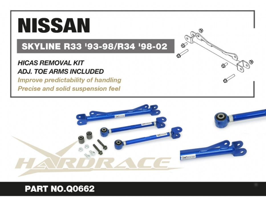 Hardrace - Hicas Removal Kit Nissan, Skyline, R33/R34 Gtst Gt-T Gt-R