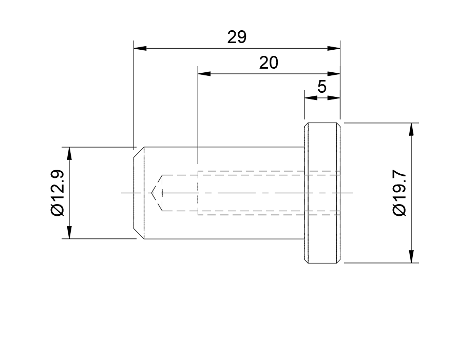 Goleby's Parts - Aluminium Threaded Weld In Boss
