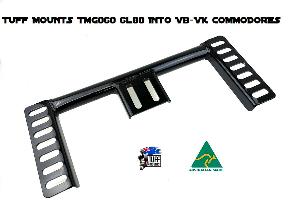 Tuff Mounts - Tubular Gearbox Crossmember for 6L80 into VB-VK Commodores - Goleby's Parts | Goleby's Parts