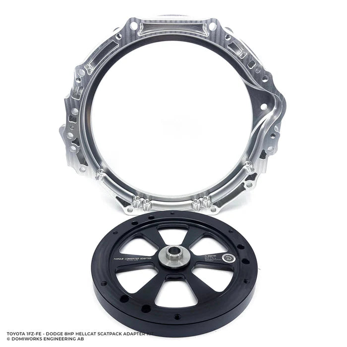 Domiworks TOYOTA 1FZ-FE TO DODGE 8HP 70 / 75 / 90 / 95 HELLCAT SCAT PACK TRACKHAWK ADAPTER KIT