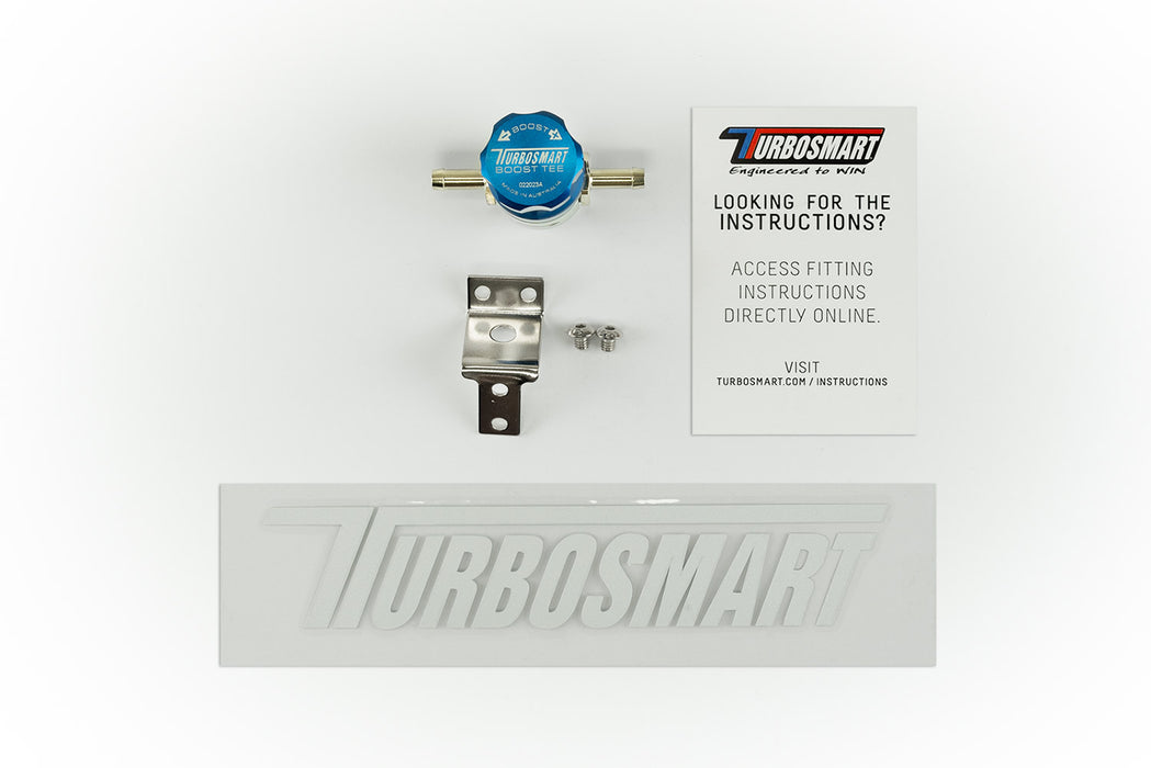 Turbosmart - まったく新しいブースト ティー マニュアル ブースト コントローラー ブルー