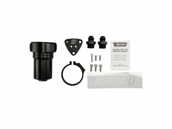 Turbosmart - Fuel Filter Canister 10um 8AN Black