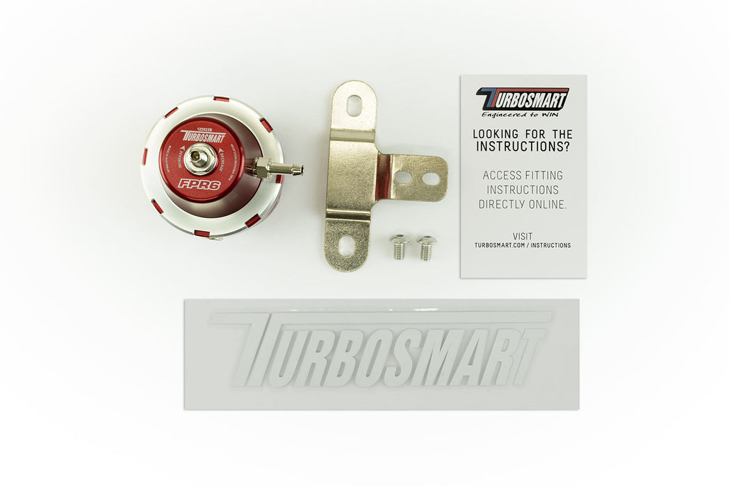 Turbosmart - FPR6 Red Fuel Pressure Regulator -6AN