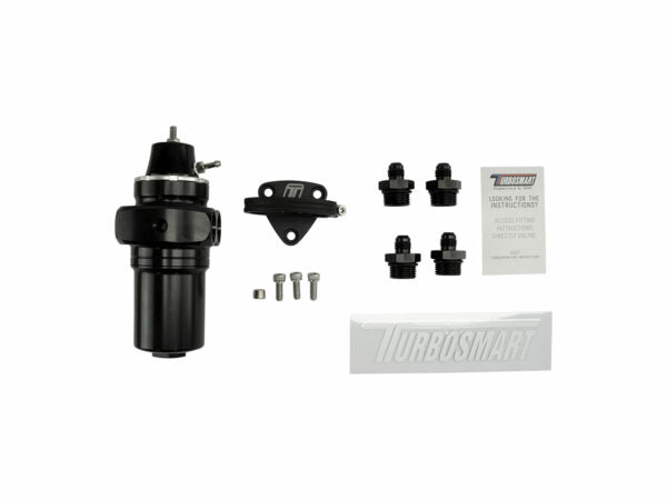 Turbosmart - FPRF6 Black – Fuel Pressure Regulator + Filter